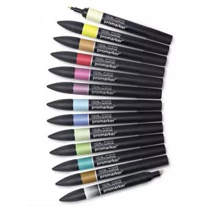 Winsor and Newton 12 + 1 Promarker Set 2